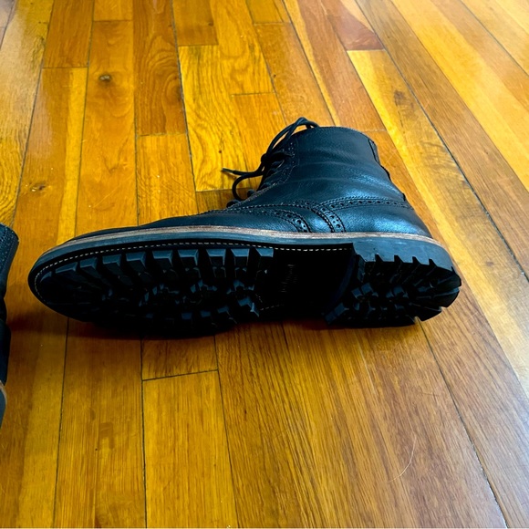 PAUL SMITH BLACK BOOTS SIZE 11 - Picture 4 of 5